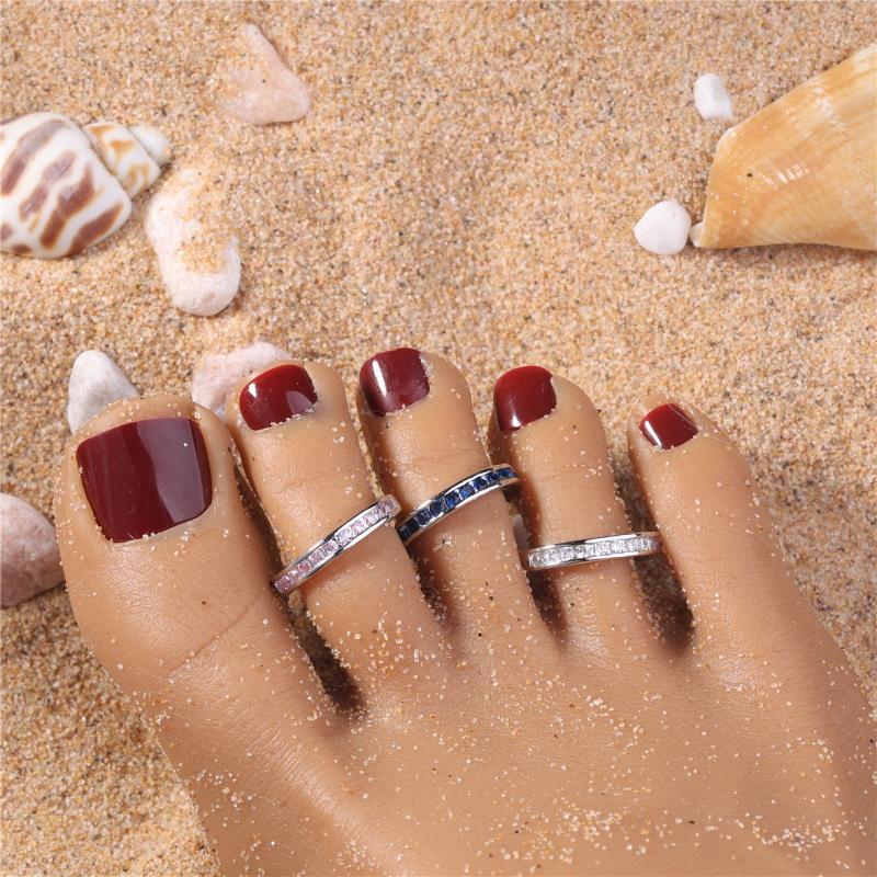 Body Jewelry Rings - Verstelbare koperen teenringen voor dames, schattige