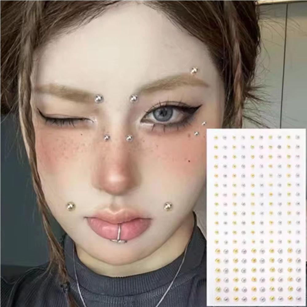 Body Jewelry Rings - 58-180 stuks set niet-piercing lipnagelstickers zelfklevend