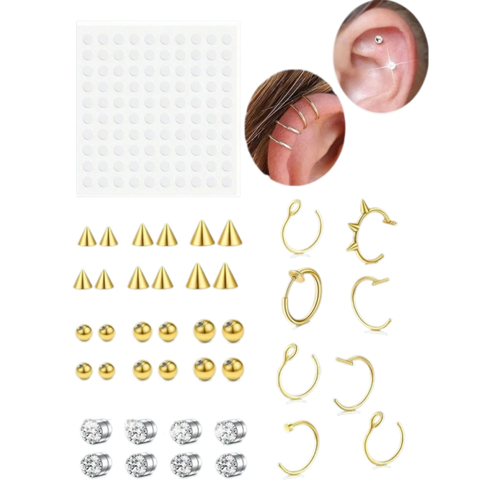 Body Jewelry Rings - Nepneusringen nep septum voor vrouwen nepneuspiercing