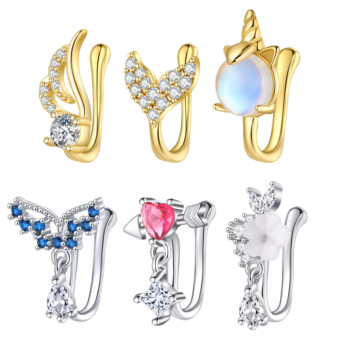 Body Jewelry Quality - Nep neus piercing sieraden hoge kwaliteit