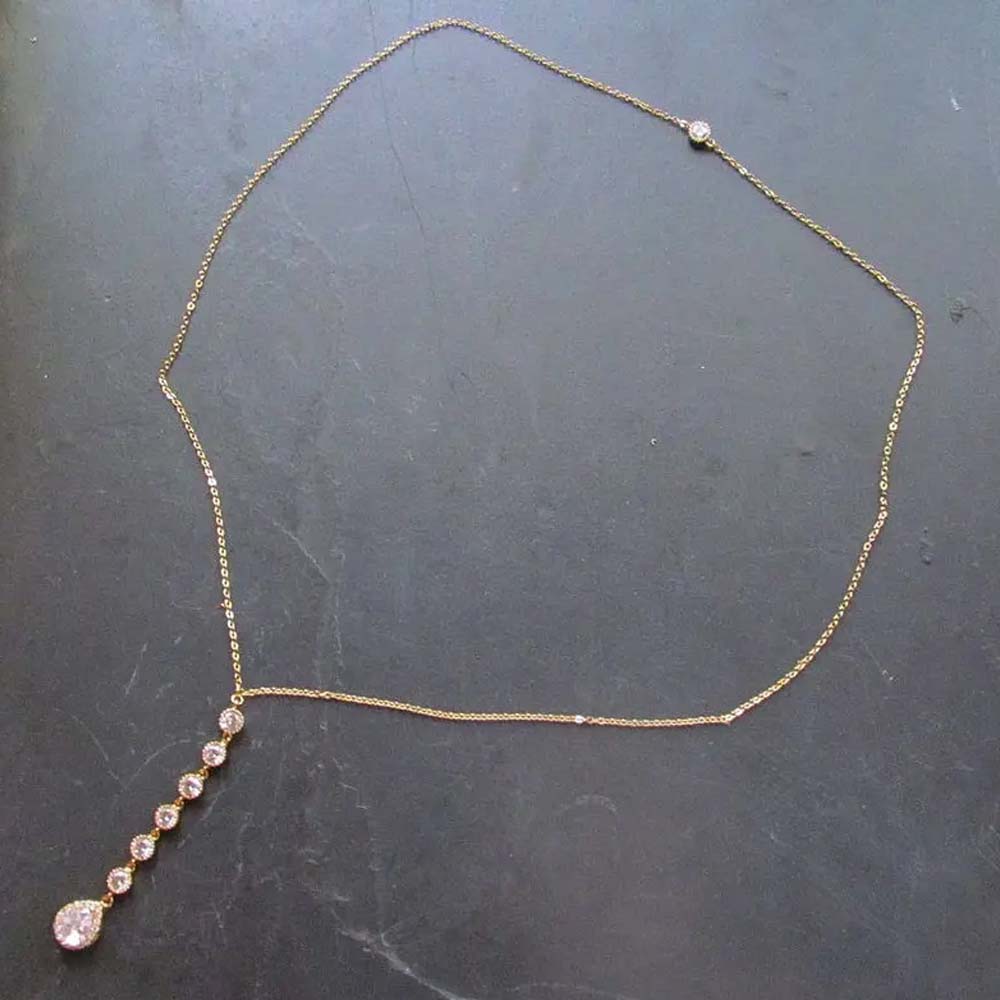 Steenvans Drop Back Ketting El - Body Jewelry Back recensie en prijs