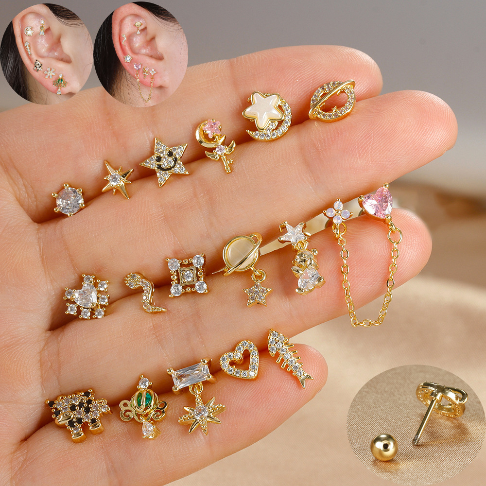 1 Stuk Kraakbeen Oor Piercing  - Tragus Flat Back recensie en prijs