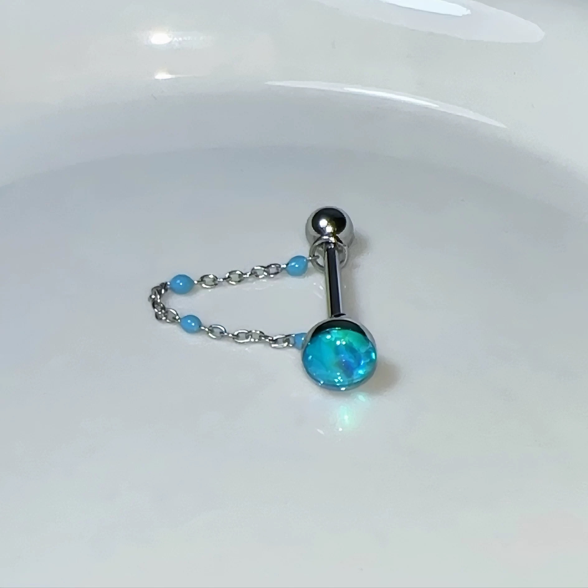 1 stuk hoogwaardige trendy bla - Body Jewelry Quality recensie en prijs
