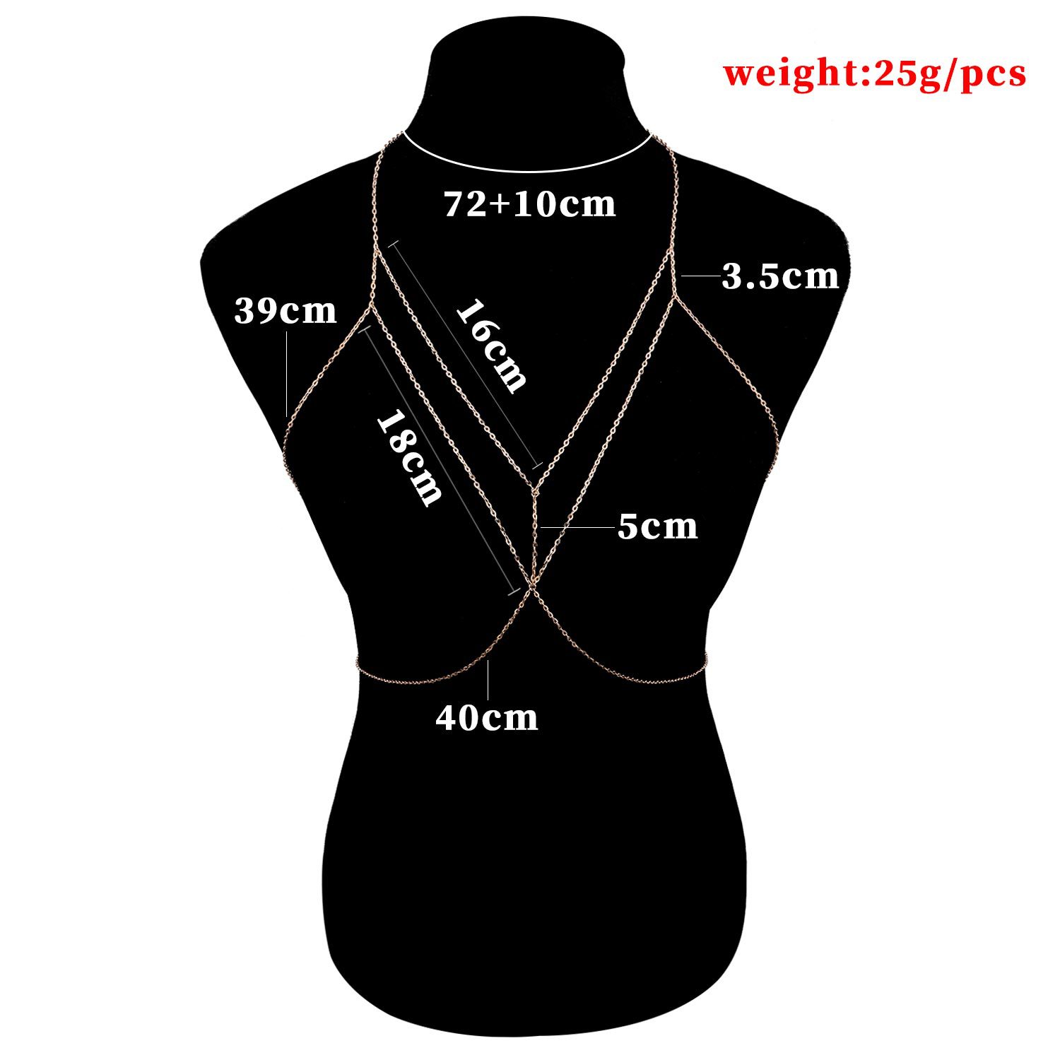 Sex Gespreide Body Chain Voor  - Body Jewelry Retainers recensie en prijs