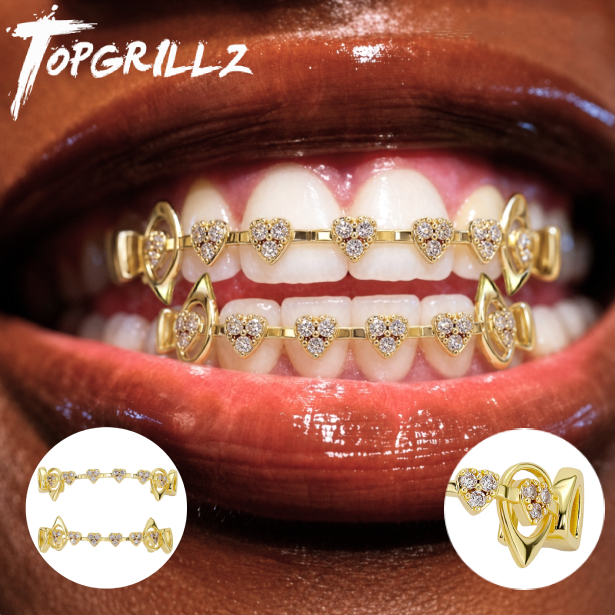 TOPGRILLZ Holle Hart Tanden Gr - Body Jewelry Outfit recensie en prijs