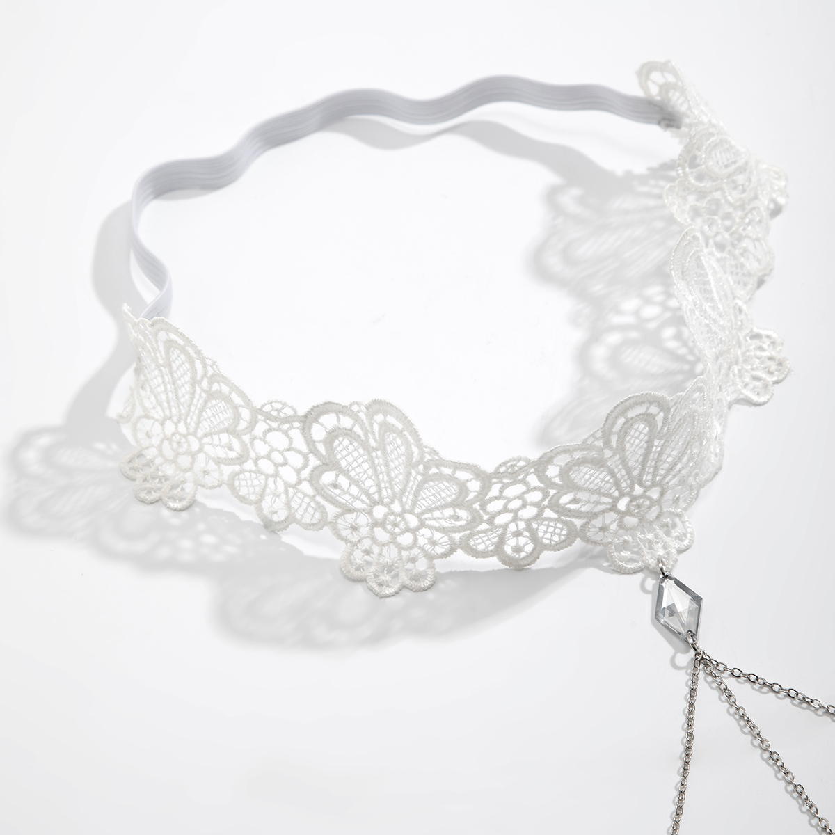 Ingeslicht Z Gotische Witte Ka - Body Jewelry Chains recensie en prijs