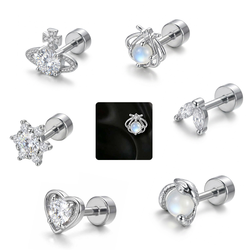 1PC Hypoallergeen Kraakbeen Oo - Tragus Flat Back recensie en prijs