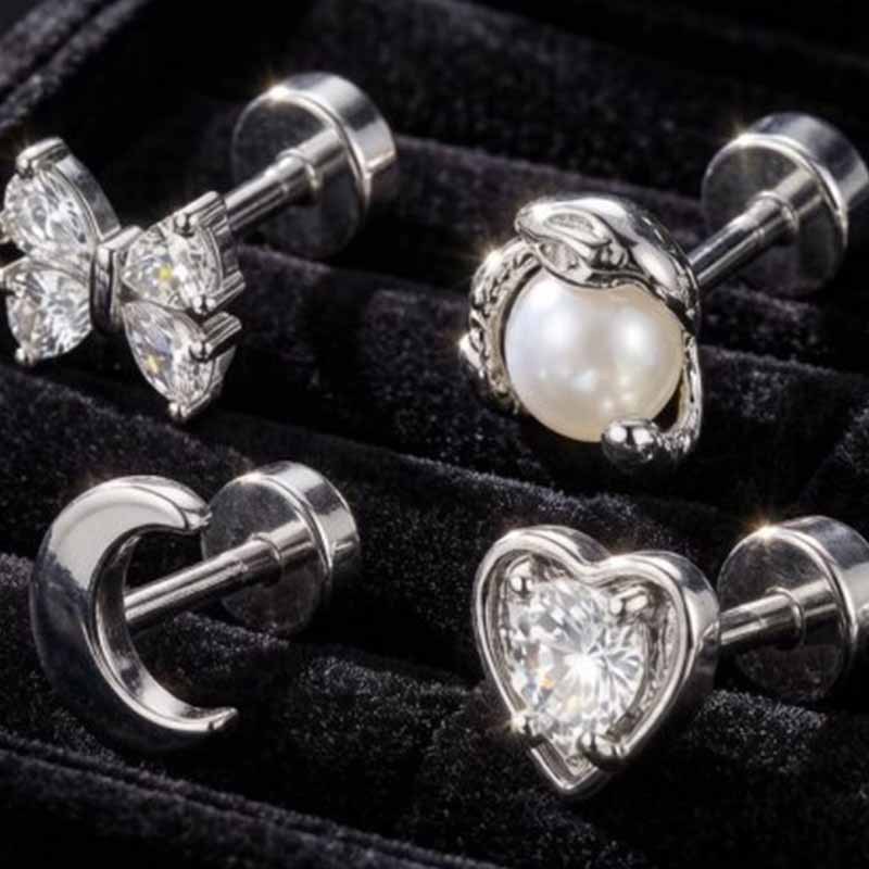 1PC Hypoallergeen Kraakbeen Oo - Tragus Flat Back recensie en prijs