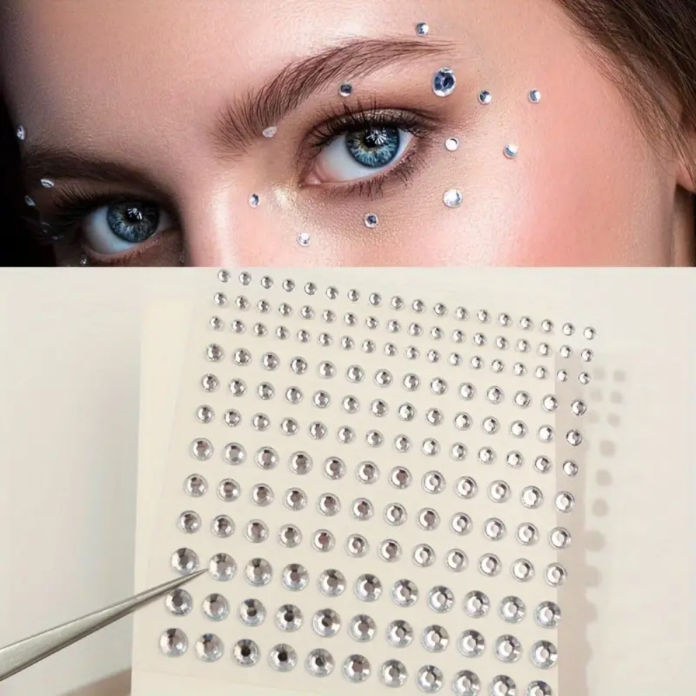 165 stuks zelfklevende strasss - Body Jewelry Labret recensie en prijs