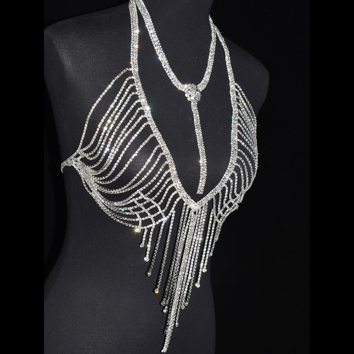 Sexy Luxe Kwastje Ondergoed Gl - Body Jewelry Bra recensie en prijs