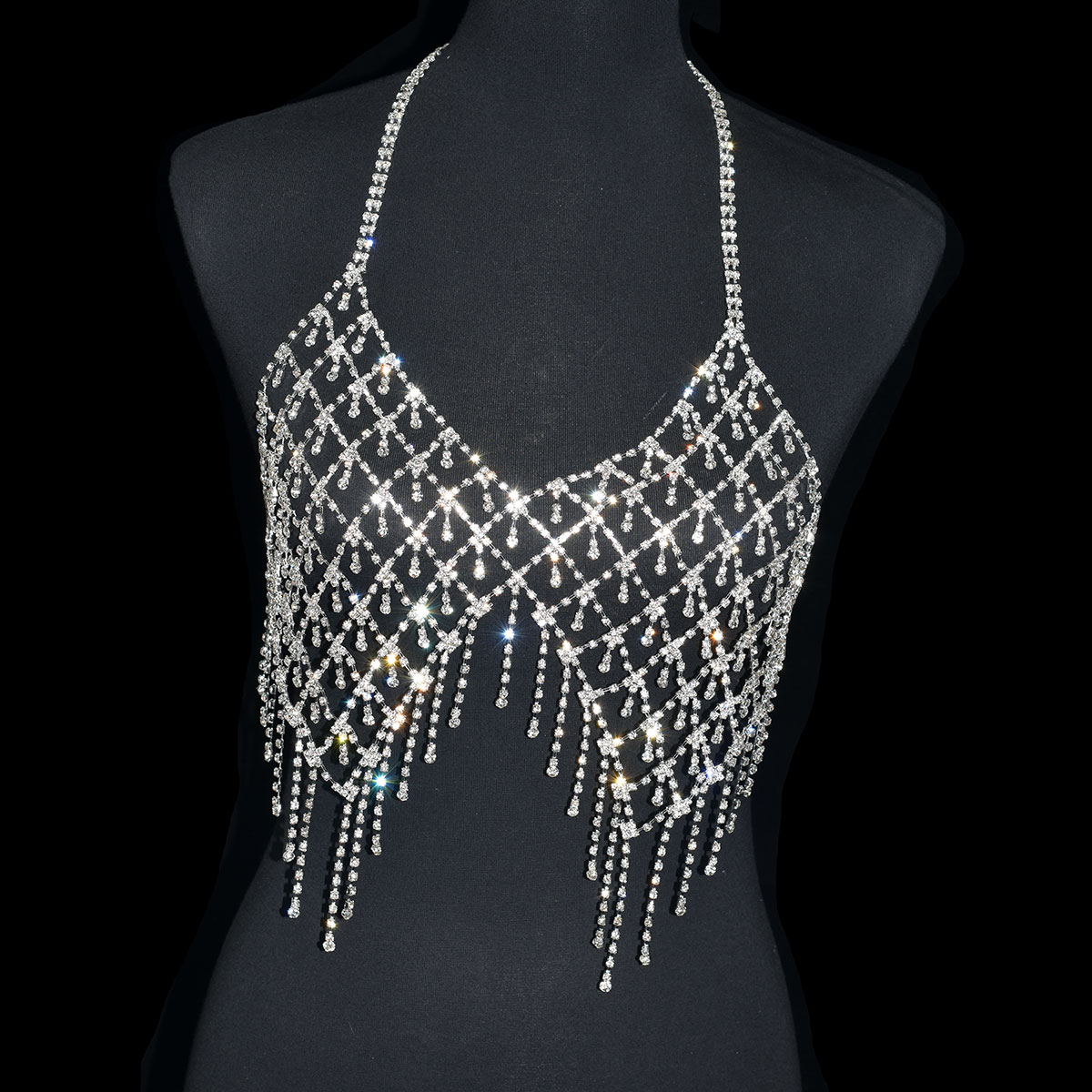 Sexy Luxe Kwastje Ondergoed Gl - Body Jewelry Bra recensie en prijs