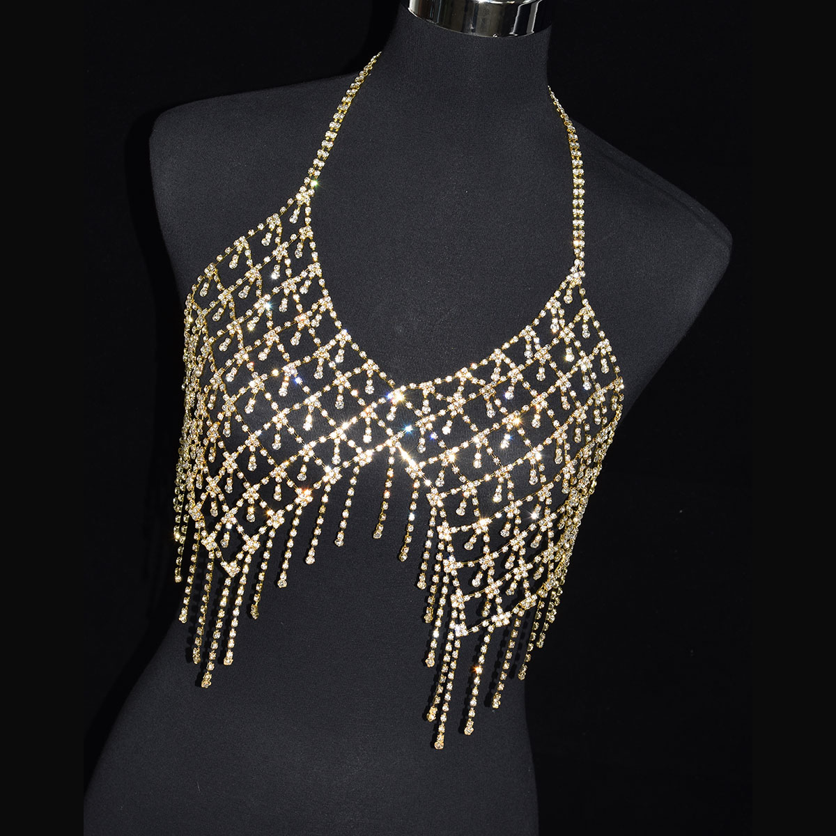 Sexy Luxe Kwastje Ondergoed Gl - Body Jewelry Bra recensie en prijs