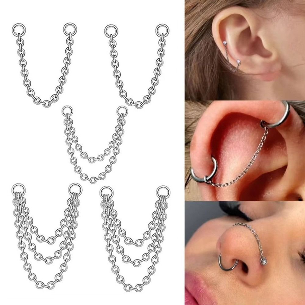 Titanium neusketting Drielaags - Body Jewelry Labret recensie en prijs