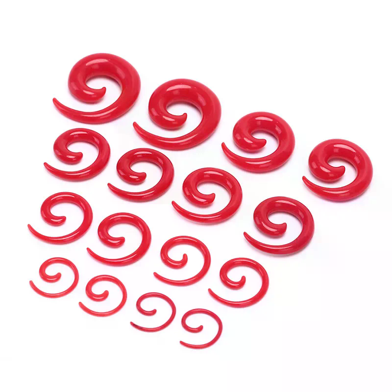 16 STKS/set Spiraalvormige Tap - Body Jewelry Quality recensie en prijs