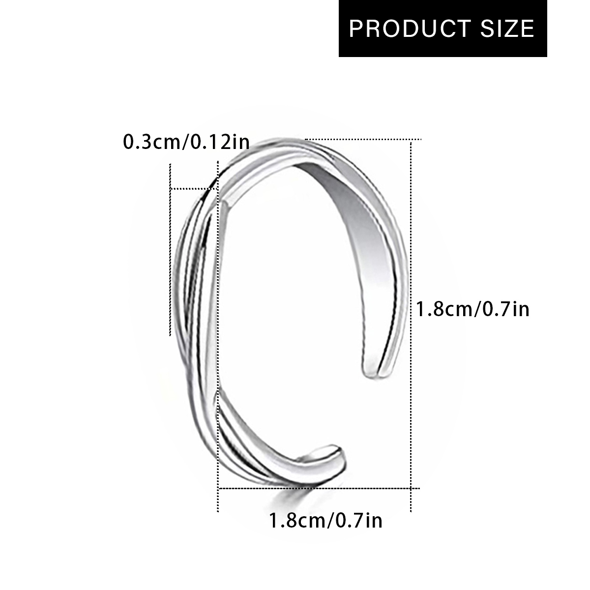 1Pc/3 Stuks Eenvoudige Roestvr - Body Jewelry Rings recensie en prijs