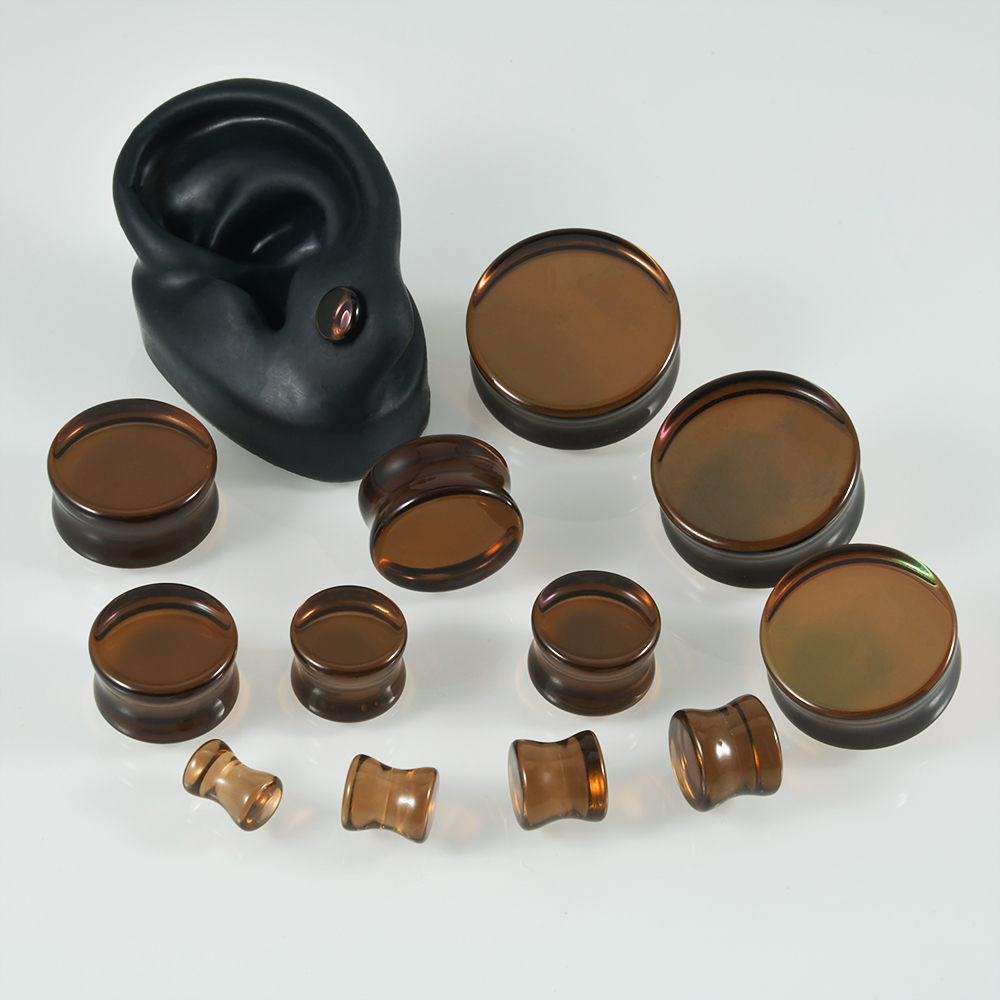 2 Stuks Glasst Dubbele Flare F - Body Jewelry Quality recensie en prijs