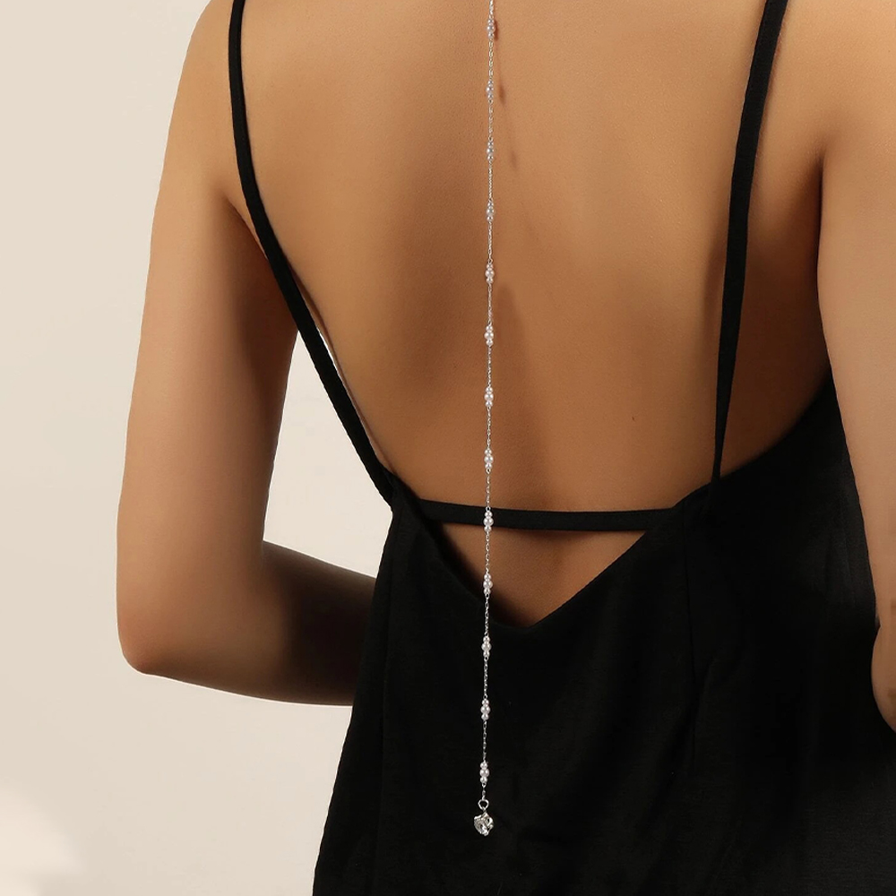Luxe Bruids Ronde Strass Parel - Body Jewelry Back recensie en prijs