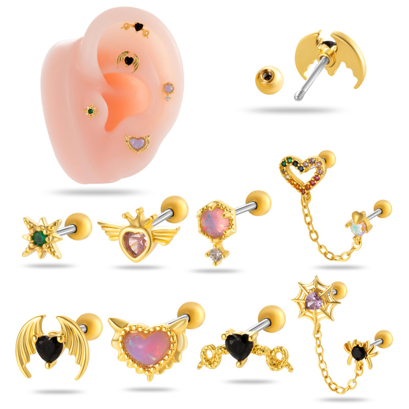 Halloween kleine vleermuisvleu - Tragus Flat Back recensie en prijs