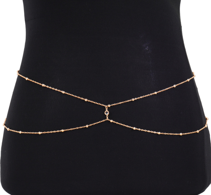 Doorzichtige Strass Kralen Bui - Body Jewelry Bra recensie en prijs
