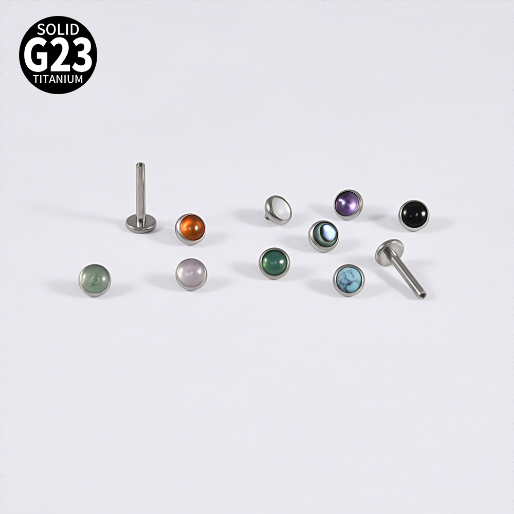 1 ST 16g G23 Titanium Crystal  - Body Jewelry Labret recensie en prijs