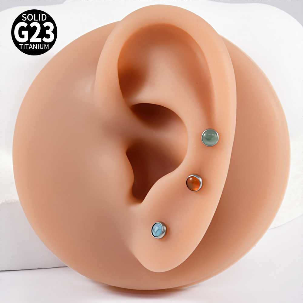 1 ST 16g G23 Titanium Crystal  - Body Jewelry Labret recensie en prijs