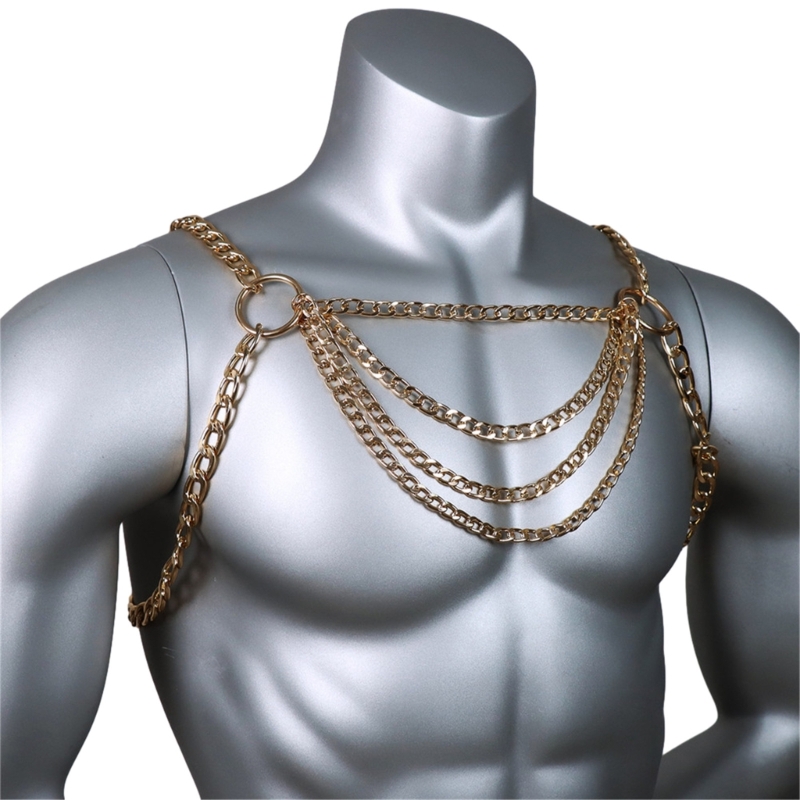 Mannen sexy metalen lichaam bo - Body Jewelry Retainers recensie en prijs