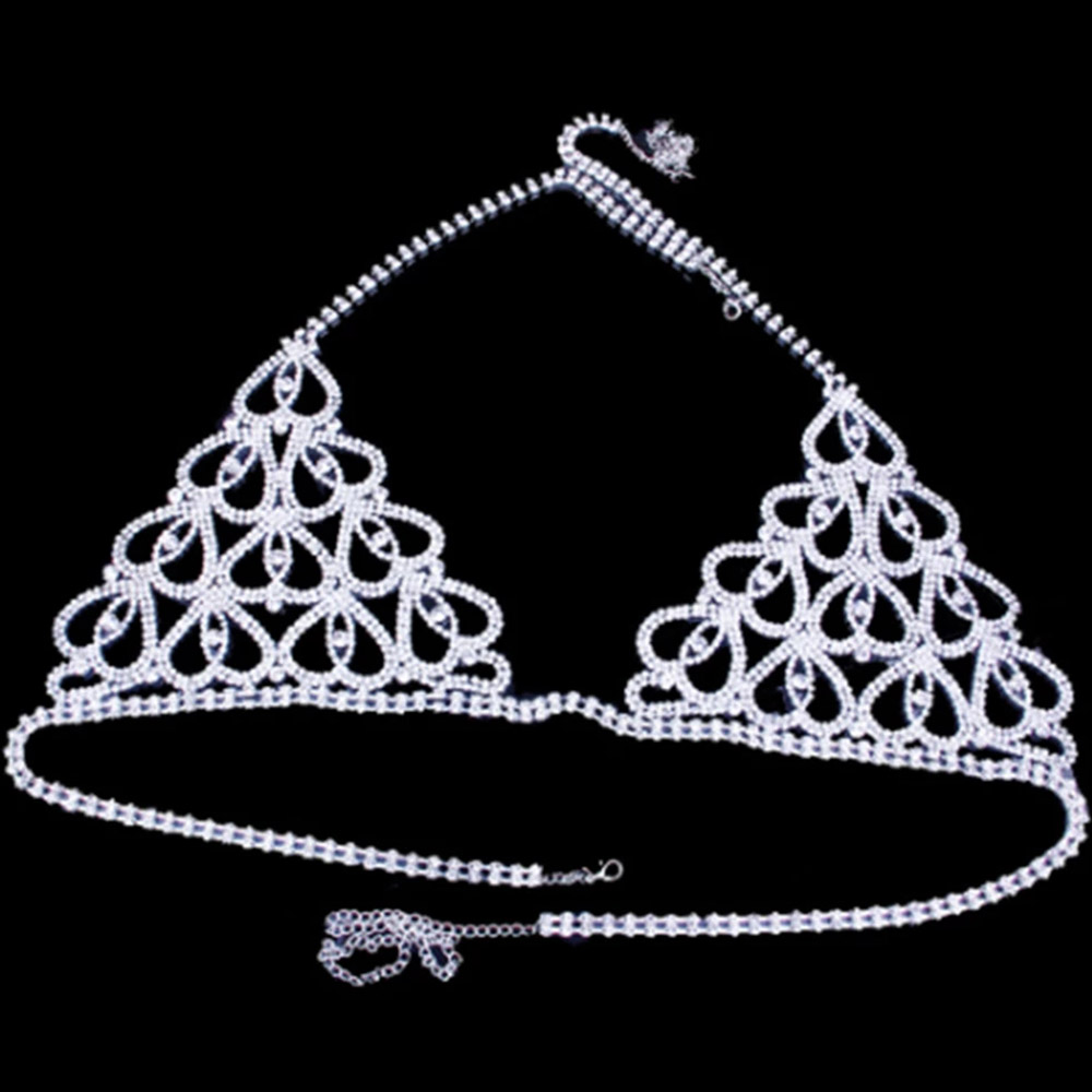 Mode Strass Hart Beha String S - Body Jewelry Bra recensie en prijs