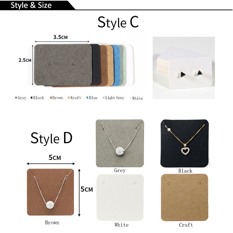 50 stks/partij Papieren Displa - Body Jewelry Display recensie en prijs