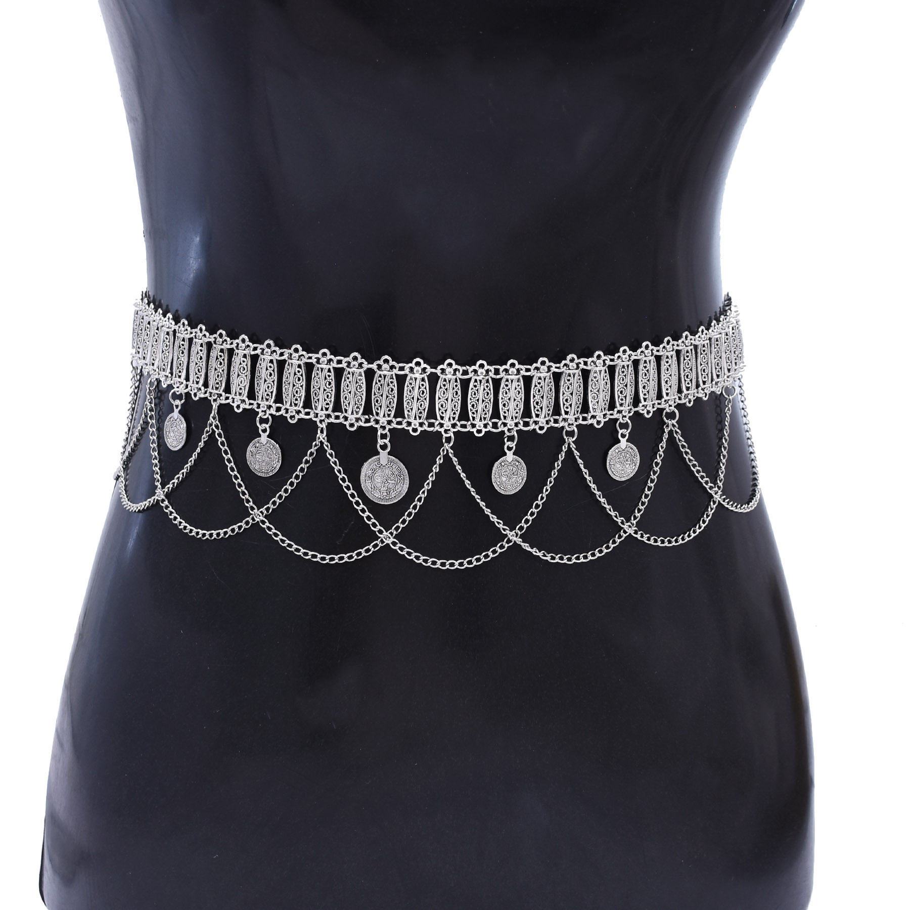 Niche Retro Design Zilver Gesn - Body Jewelry Waist Chains recensie en prijs