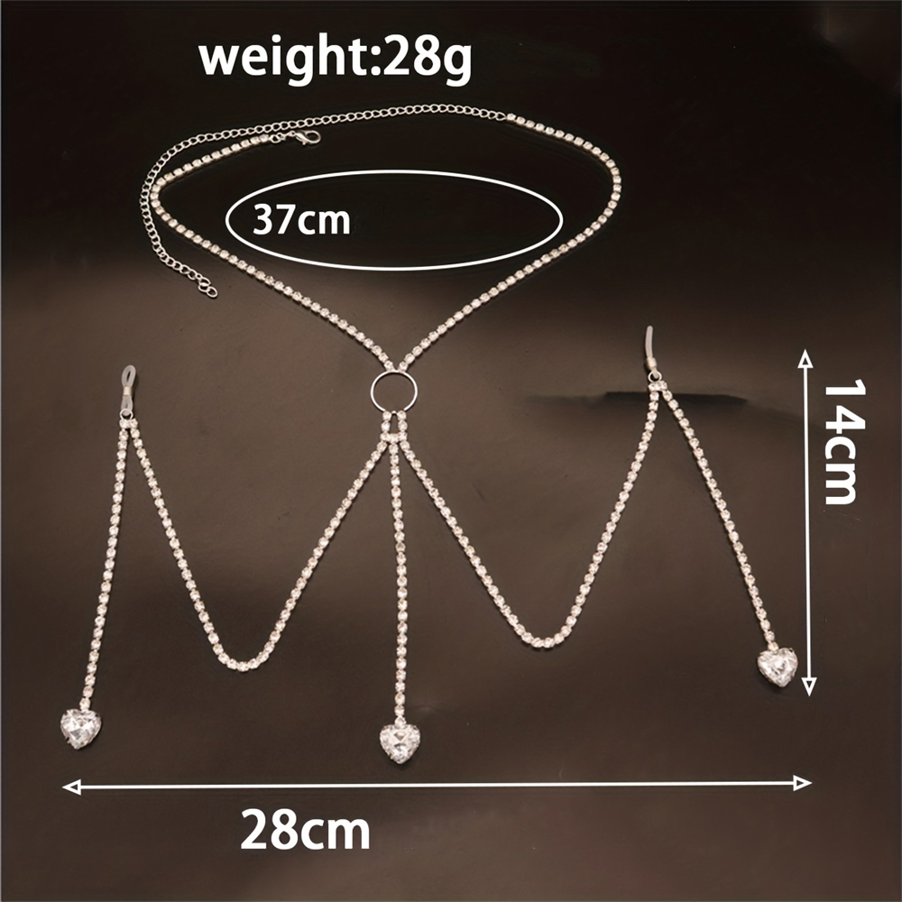 Prachtige Mode Glanzende Stras - Body Jewelry Bra recensie en prijs