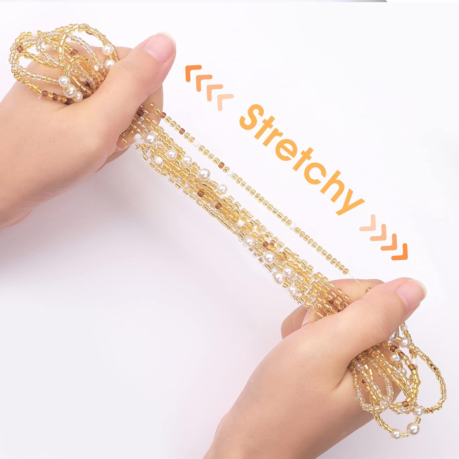 Tailleparels voor vrouwen, bui - Qualiti Body Jewelry recensie en prijs