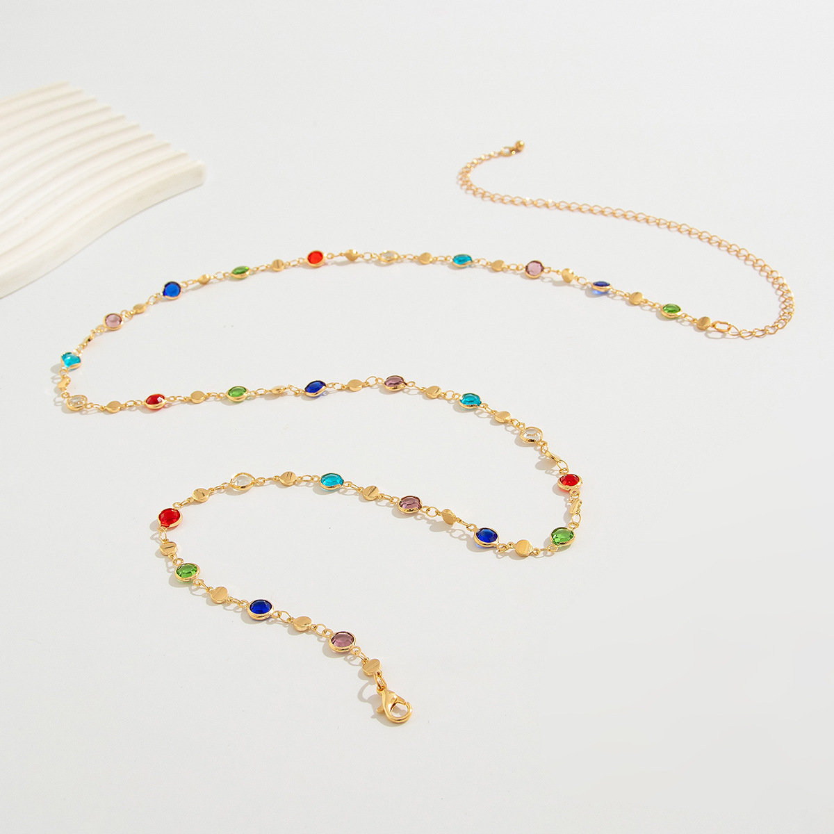 Eenvoudige kleurrijke geometri - Qualiti Body Jewelry recensie en prijs
