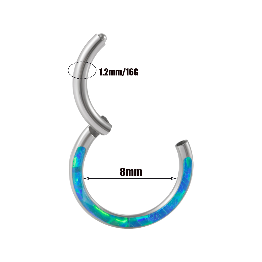 1 Stuk Chirurgisch Staal Opaal - Body Jewelry Quality recensie en prijs