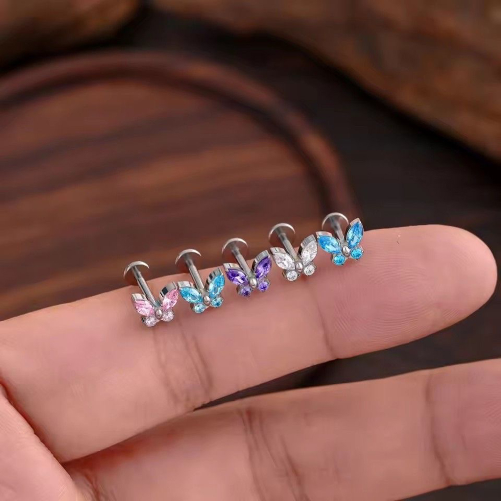 1PC G23 Titanium Vlinder Labre - Body Jewelry Labret recensie en prijs