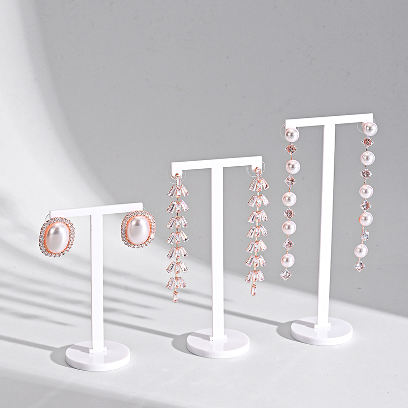 6 stuks acryl zwart/wit T-vorm - Body Jewelry Display recensie en prijs