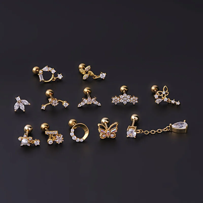 16G Tragus Helix Conch Piercin - Tragus Flat Back recensie en prijs