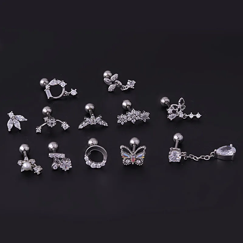 16G Tragus Helix Conch Piercin - Tragus Flat Back recensie en prijs