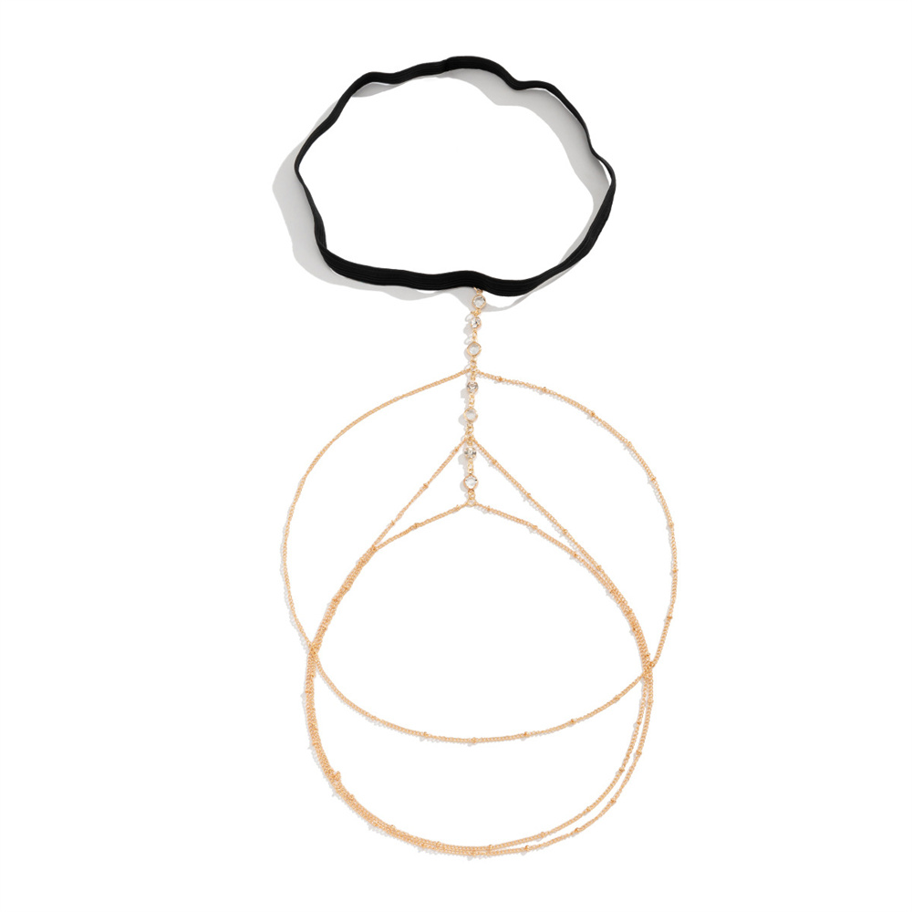 Boho elastische band kristalle - Body Jewelry Chains recensie en prijs