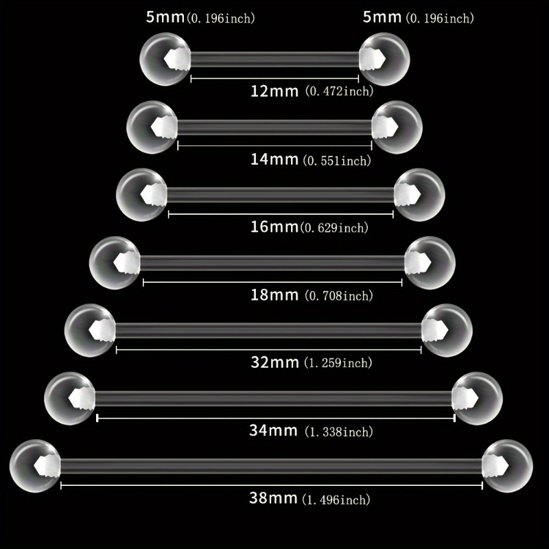 JKC Winkel 10 stks Acryl Barbe - Body Jewelry Stores recensie en prijs