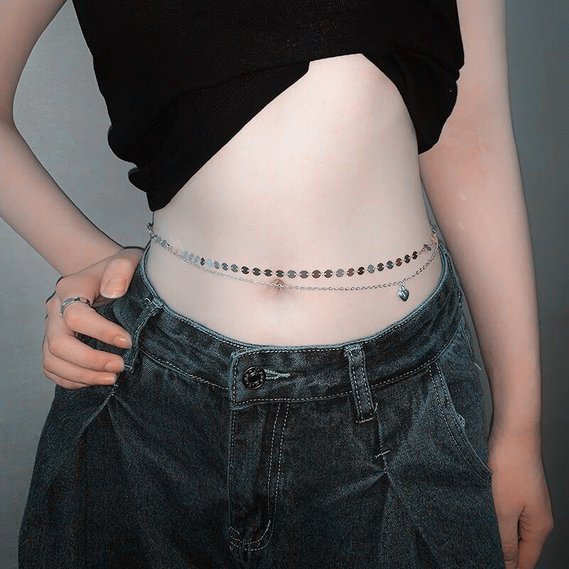Mode Eenvoudige Dubbellaagse K - Body Jewelry Waist Chains recensie en prijs