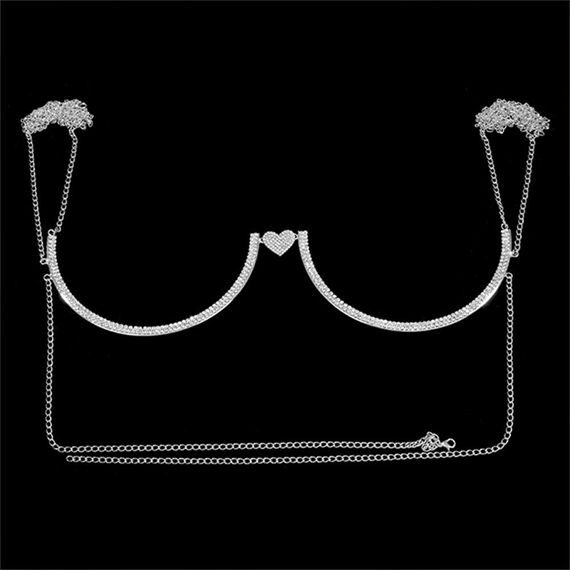 Stonefans Hart Strass Borst Be - Qualiti Body Jewelry recensie en prijs