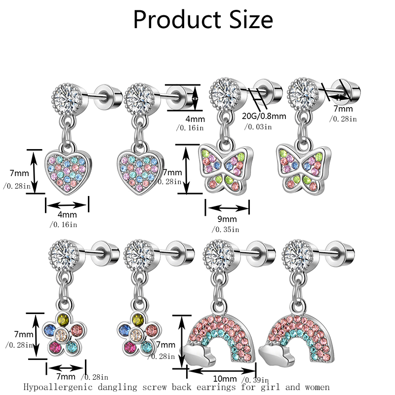 1/4 paar hypoallergene bungele - Tragus Flat Back recensie en prijs
