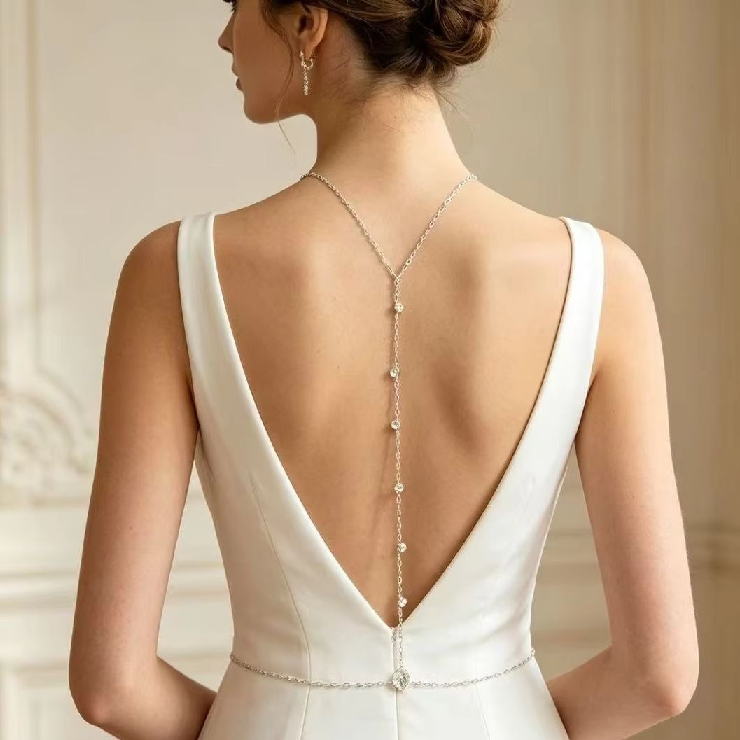 Rugketting Zirkoon Rugketting  - Body Jewelry Back recensie en prijs